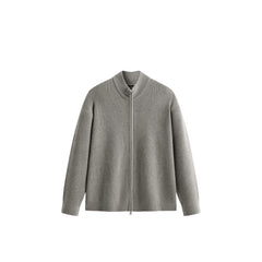Men's Casual Stand-Collar Sweater Jacket