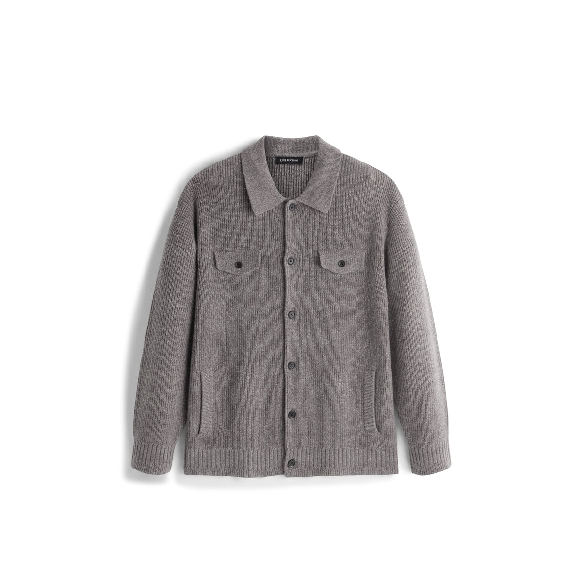 Men's Casual 30% Wool Relaxed Cardigan