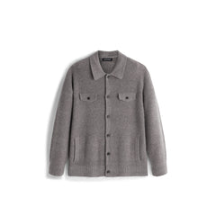 Men's Casual 30% Wool Relaxed Cardigan