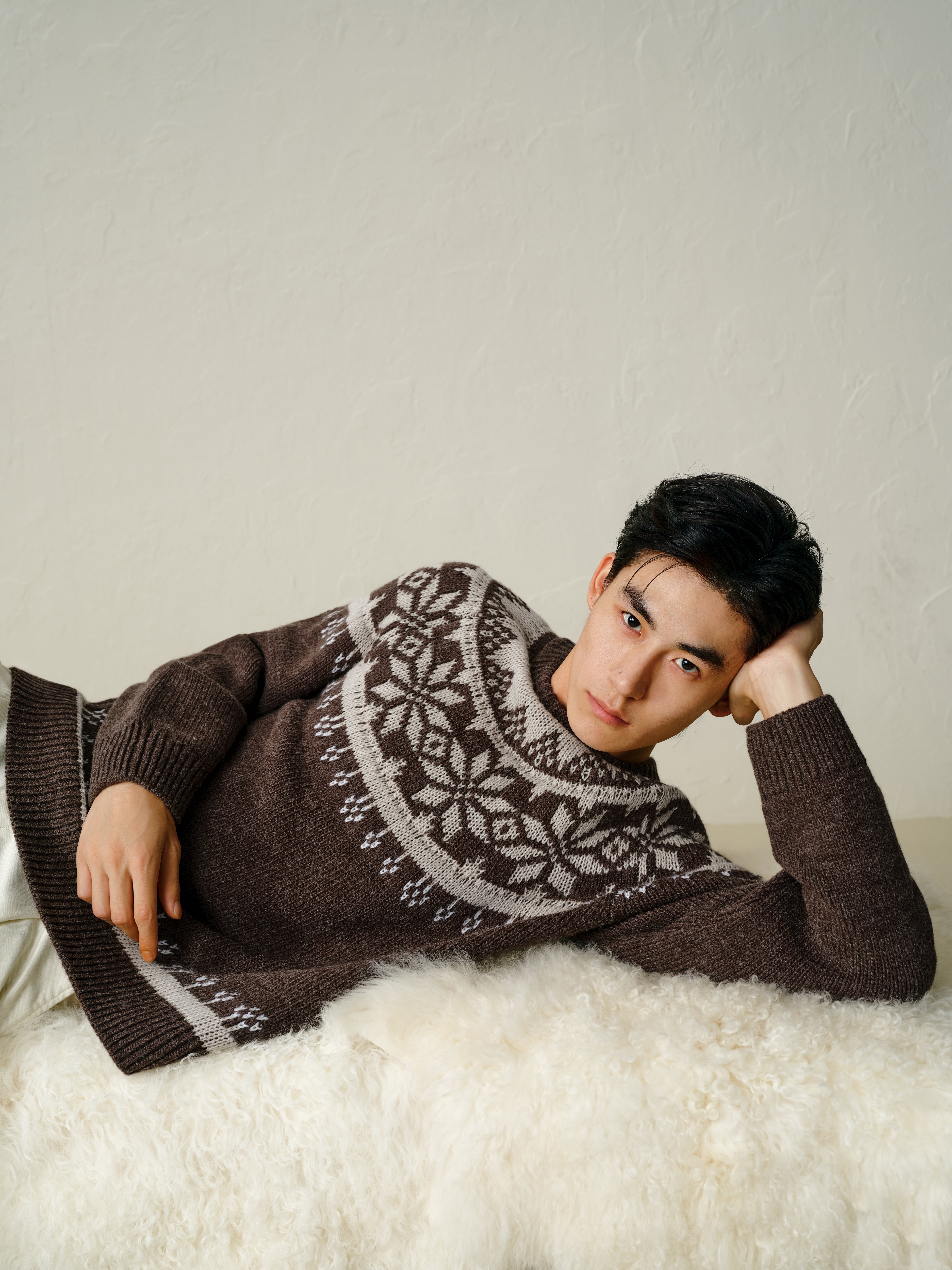 Men's Fairisle Jacquard Sweater