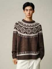 Men's Fairisle Jacquard Sweater