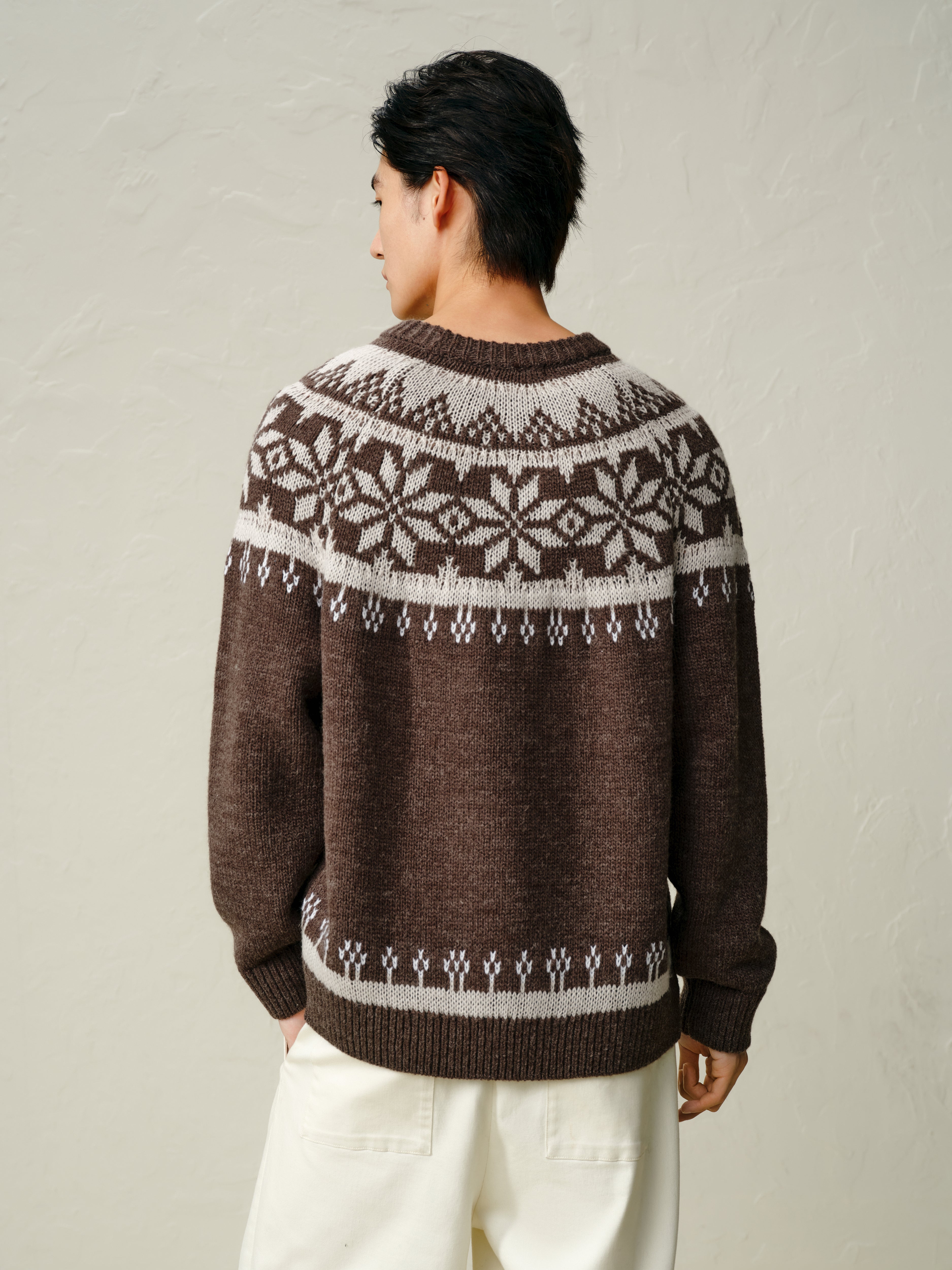 Men's Fairisle Jacquard Sweater