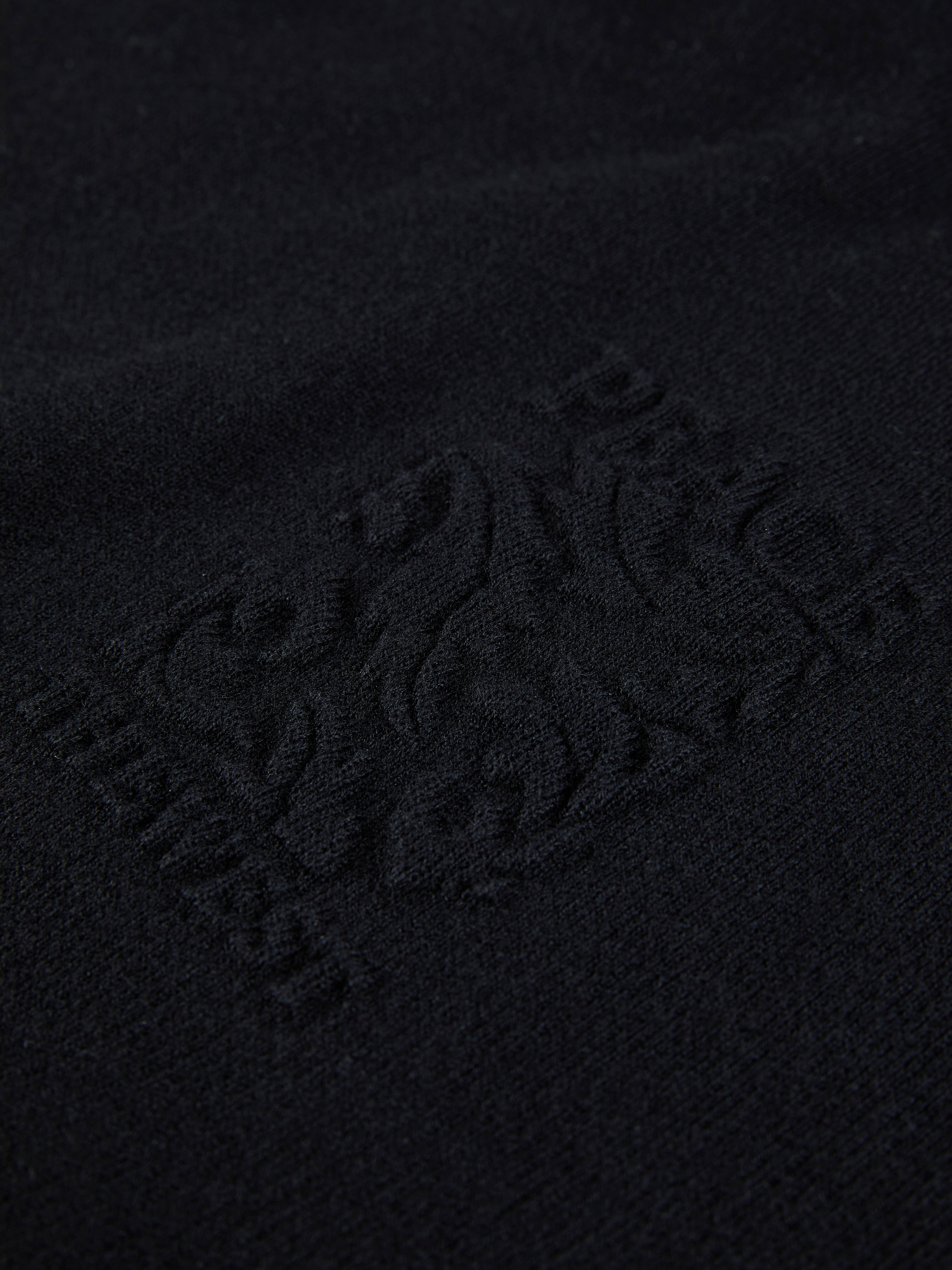 Men's Embossed Pattern Cotton Pullover