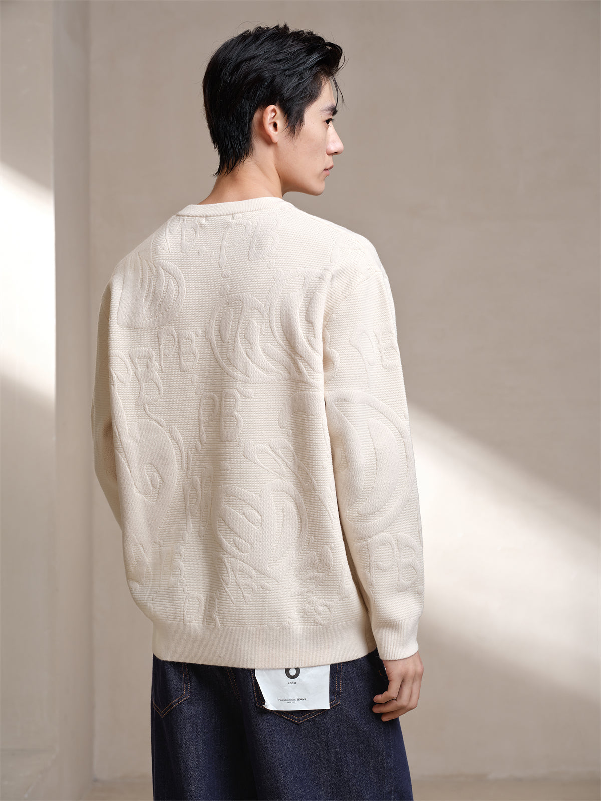 Men's Pattern Jacquard Pullover