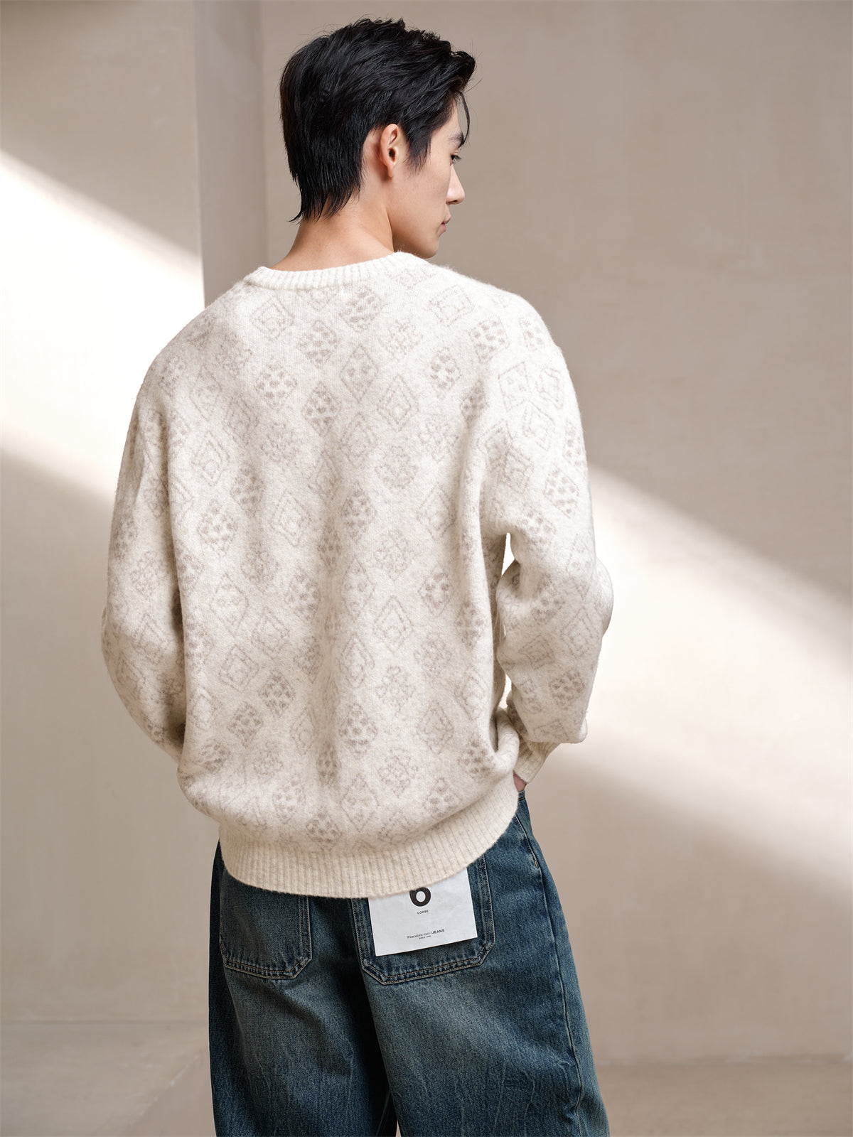 Men's Graphic Jacquard Pullover