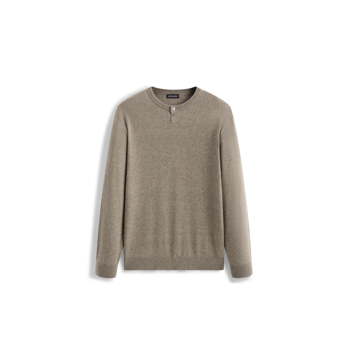 Men's Casual Solid Crewneck Wool-Blend Sweater