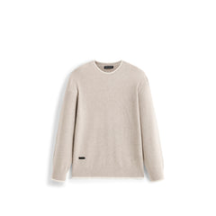 Men's Casual Contrast-Color Crewneck Knit Top