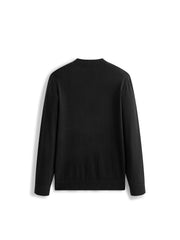 Men's Casual Cashmere-Blend Mock-Neck Base Layer Knit Top