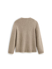 Men's Casual Henley Neck Faux Two-Piece Knit Top