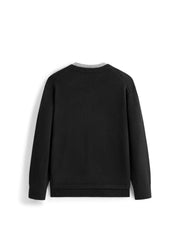 Men's Casual Wool-Blend V-Neck Faux-Layer Knit Top