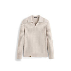 Men's Commuter Solid Ribbed-Texture Knit Top