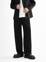 Men's Straight Seersucker Trousers