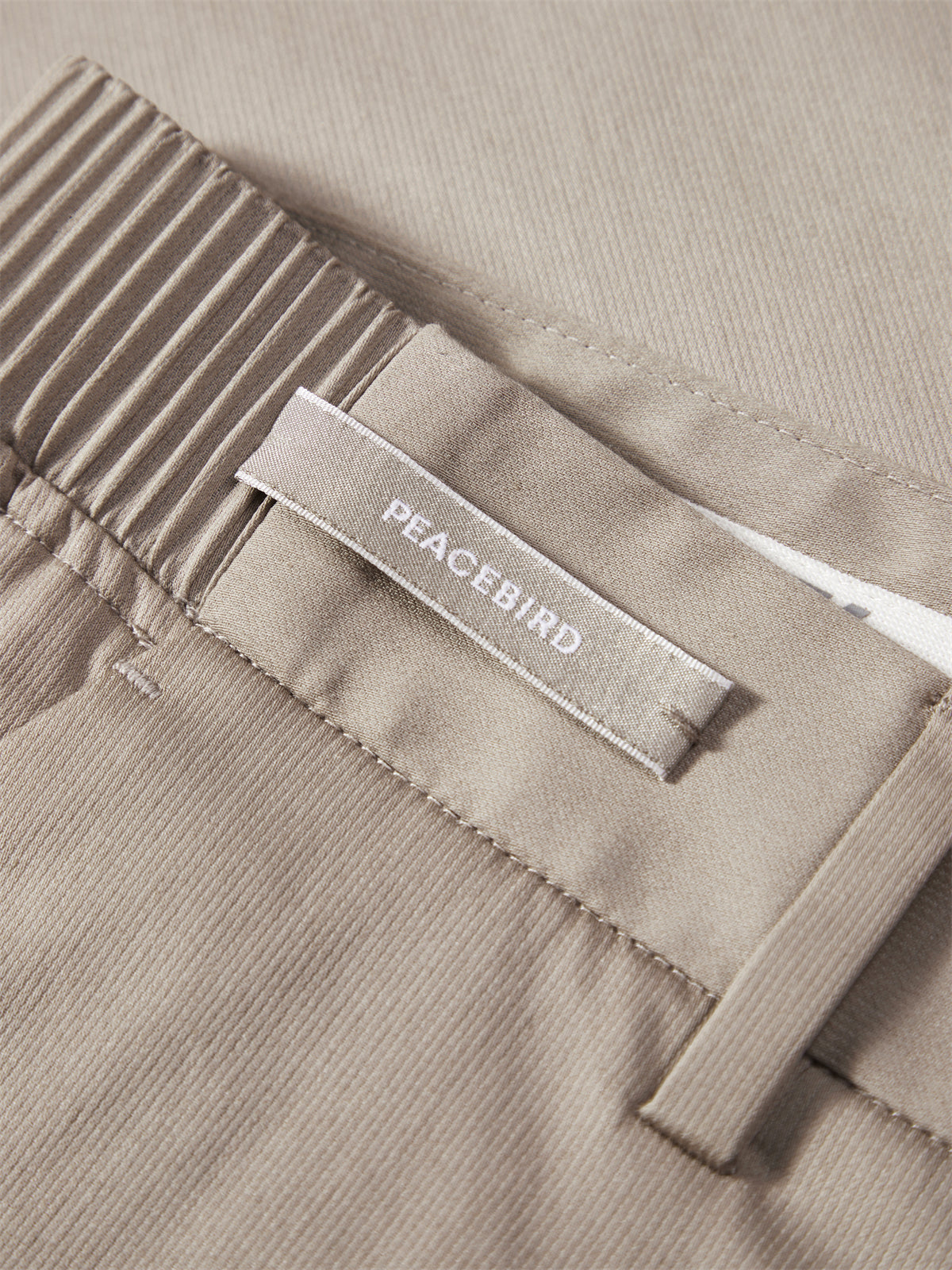 Men's Khaki Tapered Trousers