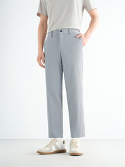 Men's Solid Cooling Cropped Pants