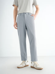Men's Solid Cooling Cropped Pants