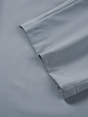 Men's Solid Cooling Cropped Pants