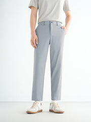 Men's Solid Cooling Cropped Pants