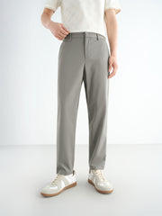 Men's Solid Cooling Cropped Pants