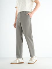 Men's Solid Cooling Cropped Pants