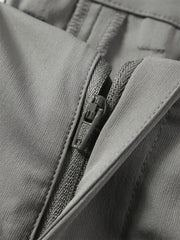 Men's Solid Cooling Cropped Pants