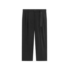 Men's Straight-Leg Pants with Belt