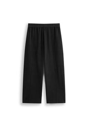 Men's Casual Solid Drawstring Elastic-Waist Brushed-Soft Pants