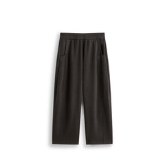 Men's Casual Warm Acetate-Wool Wide-Leg Sweatpants