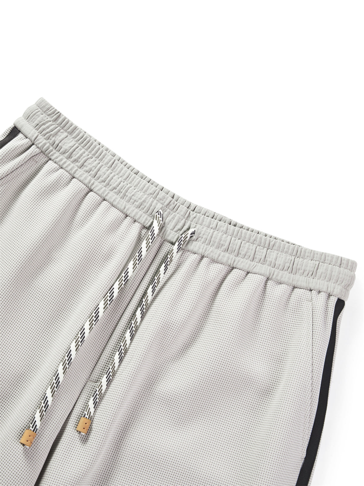 Men's Textured Shorts with Drawstring Waist
