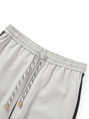 Men's Textured Shorts with Drawstring Waist