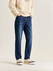 Men's Vintage Gradient Straight Jeans