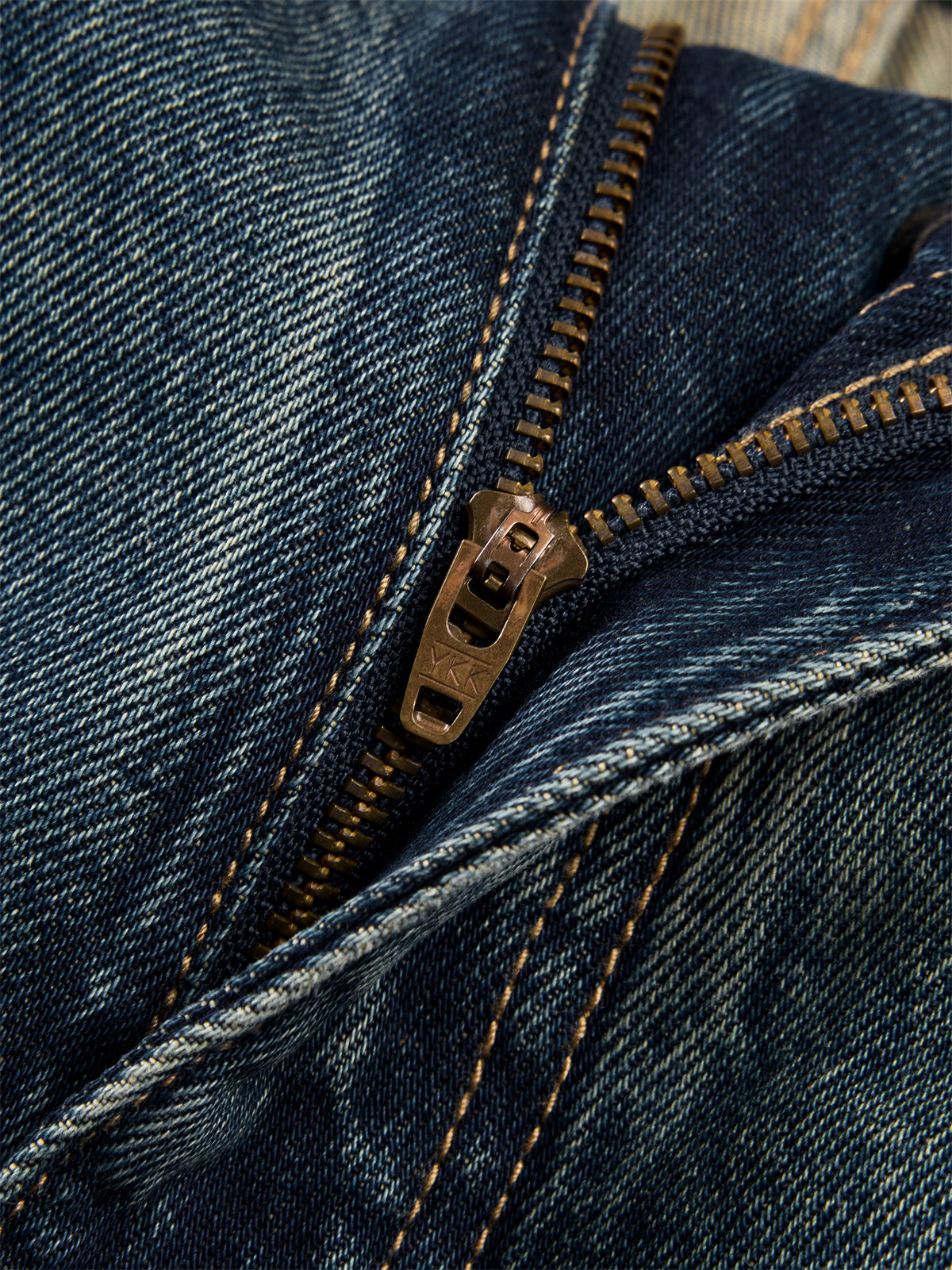 Men's Vintage Washed Wide-Leg Jeans