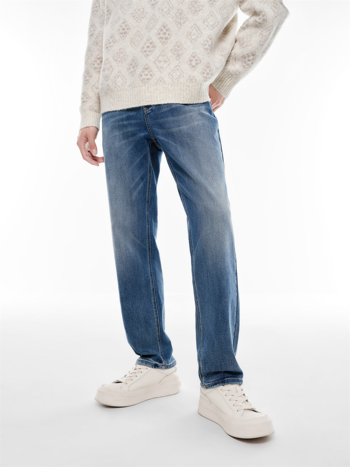 Men's Three-proof Straight Jeans