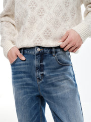 Men's Three-proof Straight Jeans