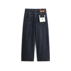 Men's Vintage Jeans with Contrast Topstitching