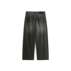 Men's Gradient Washed Wide-Leg Jeans