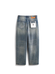 Men's  Vintage Distressed Washed Versatile Jeans