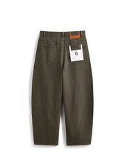 Men's Casual  Cotton Curved-Leg Jeans