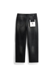 Men's Casual Solid Vintage-Wash Jeans