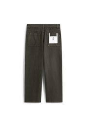 Men's Vintage Dark Brown Studded Jeans