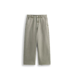 Men's Vintage Light Grey Denim Studded Jeans