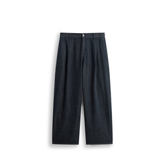 Men's Casual Fade-Resistant Vintage Raw Denim Jeans