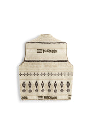 Men's Casual Geometric-Pattern Fleece Vest