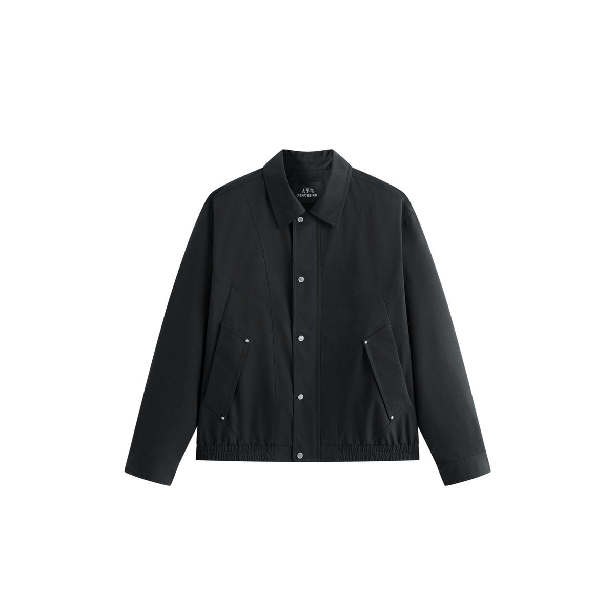 Men's Commuter Navy Lapel Jacket