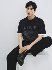 Men's Oversized T-Shirt with Graphic Print