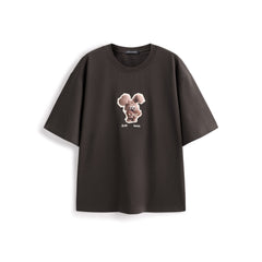 Men's Cotton 3D Cartoon Graphic T-Shirt