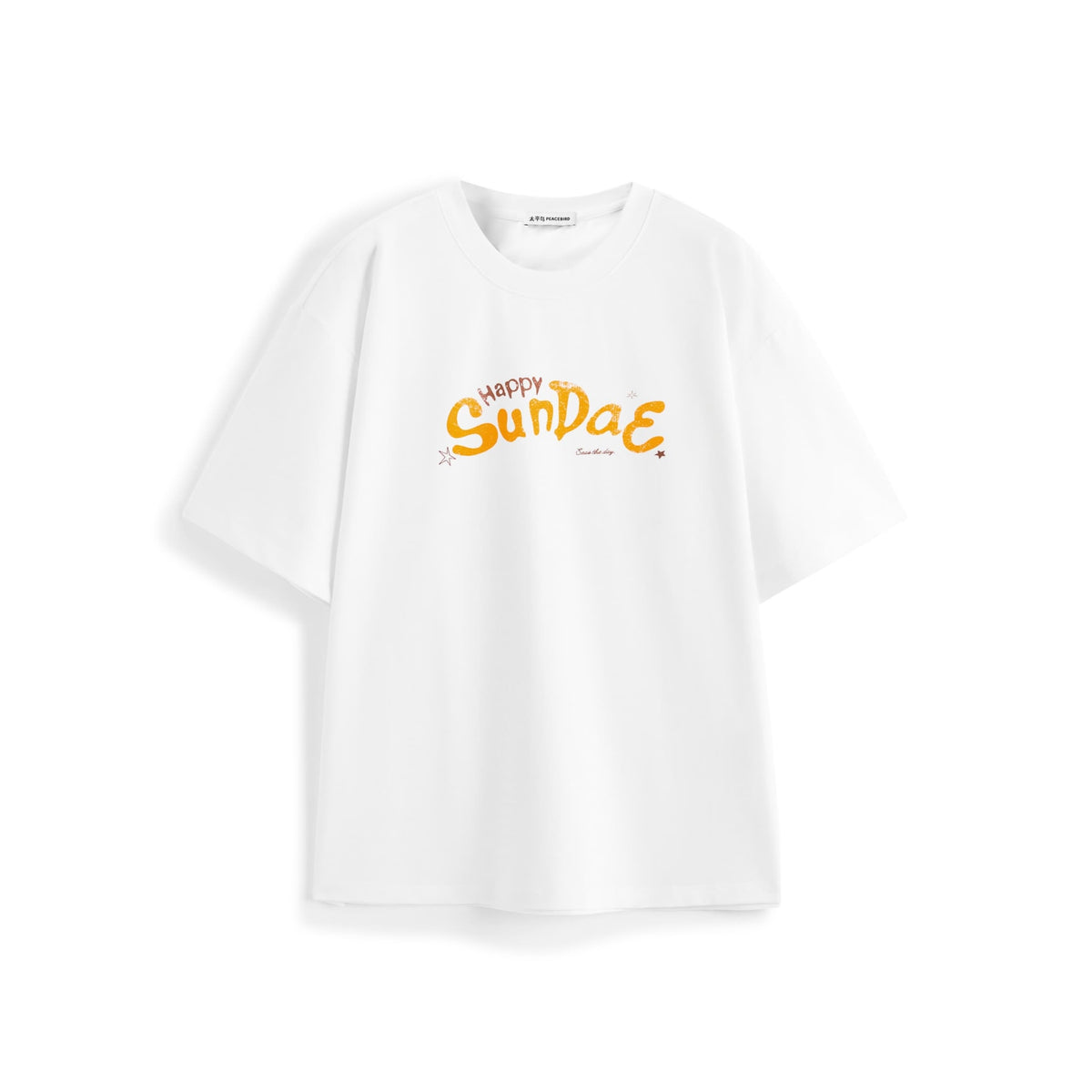 Men's Loose-Fit T-Shirt with Back Print