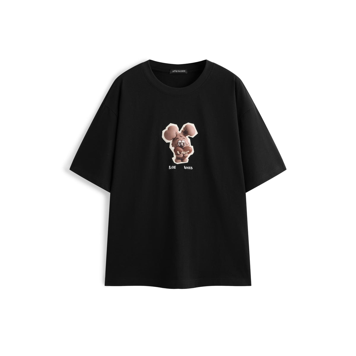Men's Cotton 3D Cartoon Graphic T-Shirt