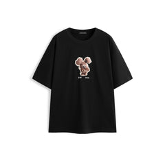 Men's Cotton 3D Cartoon Graphic T-Shirt