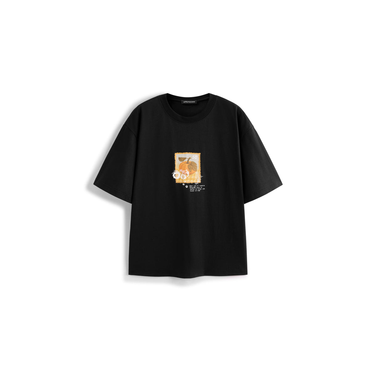 Men's casual printed short-sleeved T-shirt