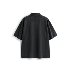 Men's Loose-Fit Washed Polo Shirt